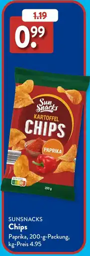 Aldi Süd SUNSNACKS Chips Angebot