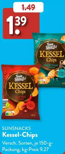 Aldi Süd SUNSNACKS Kessel-Chips Angebot