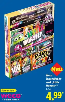 Lidl Weco Jugendfeuerwerk „Little Monster" Angebot