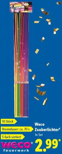 Lidl Weco Zauberlichter Angebot