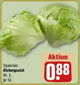 REWE Eisbergsalat Angebot