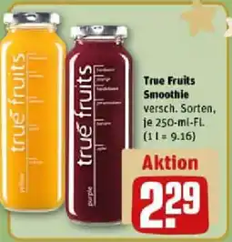 REWE True Fruits Smoothie Angebot
