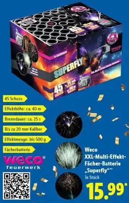 Lidl Weco XXL-Multi-Effekt Fächer-Batterie „Superfly" Angebot