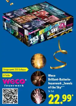 Lidl Weco Brillant-Batteriefeuerwerk ,,Jewels of the Sky" Angebot