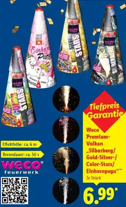 Lidl Weco Premium Vulkan „Silberberg/ Gold-Silver-/ Color-Stars/ Einhornpups" Angebot