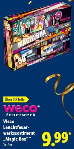 Lidl Weco Leuchtfeuerwerkssortiment „Magic Box" Angebot