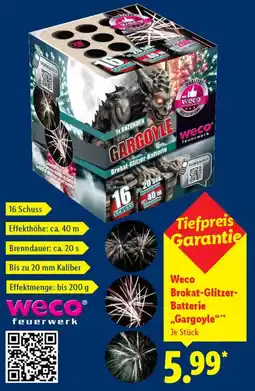 Lidl Weco Brokat-Glitzer Batterie „Gargoyle" Angebot