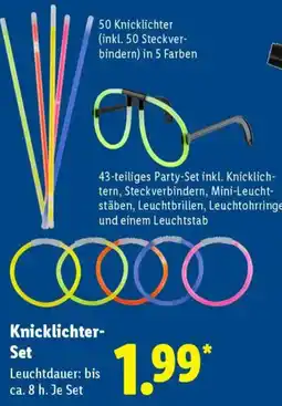 Lidl Knicklichter Set Angebot