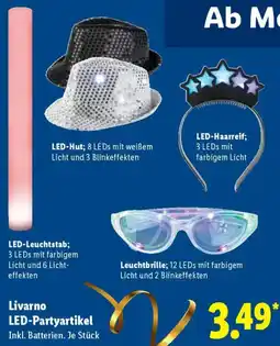 Lidl Livarno LED-Partyartikel Angebot