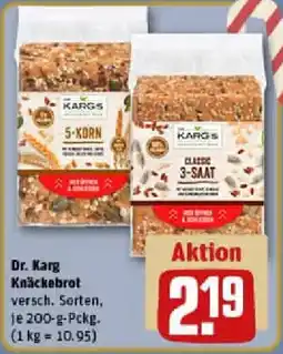 REWE Dr. Karg Knäckebrot Angebot