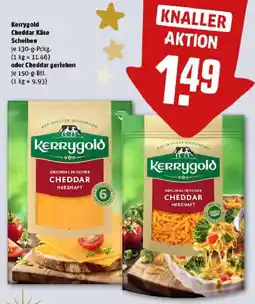 REWE Kerrygold Cheddar Käse Scheiben oder Cheddar gerieben Angebot