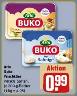 REWE Arla Buko Frischkäse Angebot