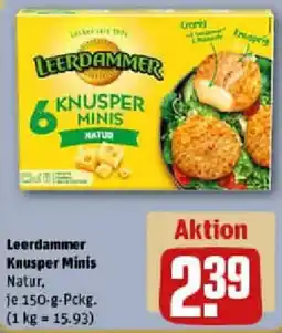 REWE Leerdammer Knusper Minis Angebot