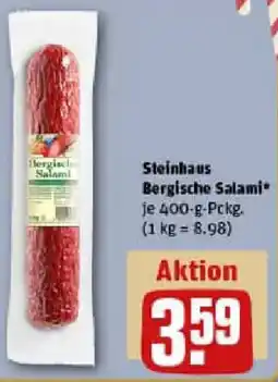 REWE Steinhaus Bergische Salami Angebot
