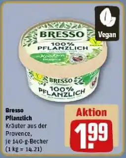 REWE Bresso Pflanzlich Angebot