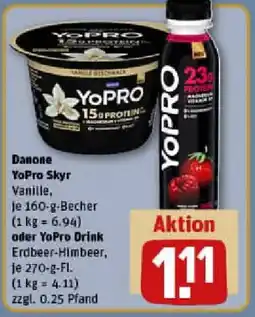 REWE Danone YoPro Skyr oder YoPro Drink Angebot