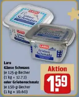 REWE Laru Gänse Schmaus oder Griebenschmalz Angebot