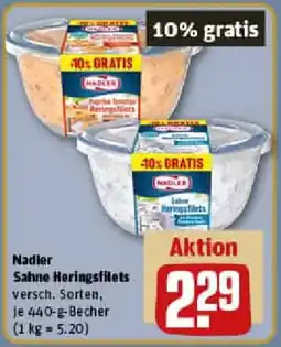 REWE Nadler Sahne Heringsfilets Angebot