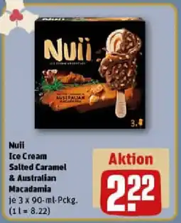 REWE Nuii Ice Cream Salted Caramel & Australian Macadamia Angebot