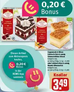 REWE Coppenrath & Wiese Cafeteria fein & sahnig Schwarzwälder-Kirsch Angebot