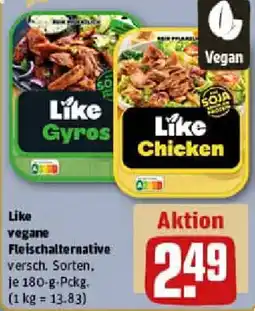REWE Like vegane Fleischalternative Angebot