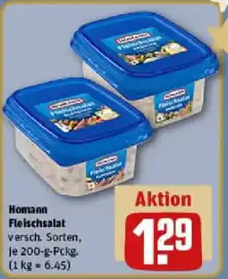 REWE Homann Fleischsalat Angebot