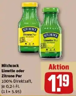 REWE Hitchcock Limette oder Zitrone Pur Angebot