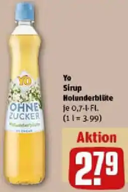 REWE Yo Sirup Holunderblüte Angebot