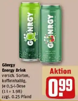 REWE Gönrgy Energy Drink Angebot