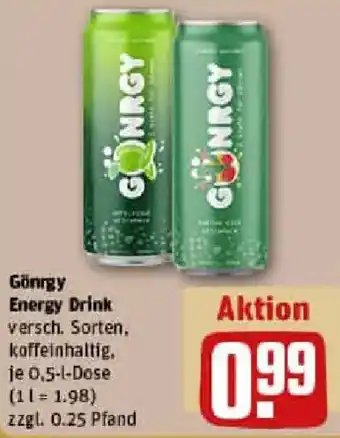 REWE Gönrgy Energy Drink Angebot