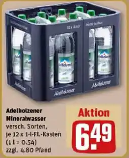 REWE Adelholzener Mineralwasser Angebot