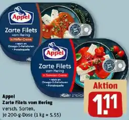 REWE Appel Zarte Filets vom Hering Angebot