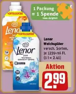 REWE Lenor Weichspüler Angebot