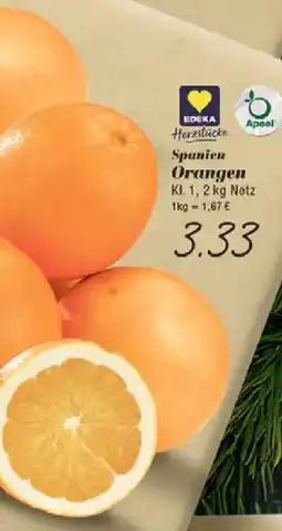 Edeka EDEKA Herzstücke Spanien Orangen Angebot