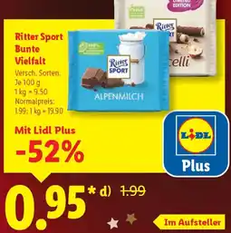 Lidl Ritter Sport Bunte Vielfalt Angebot