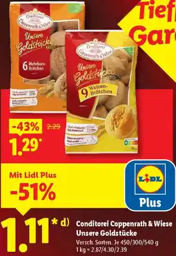 Lidl Conditorei Coppenrath & Wiese Unsere Goldstücke Angebot