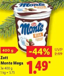 Lidl Zott Monte Mega Angebot