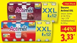 Lidl Danone Actimel XXL Angebot