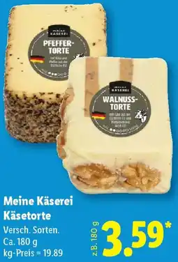 Lidl Meine Käserei Käsetorte Angebot