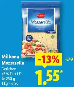 Lidl Milbona Mozzarella Angebot