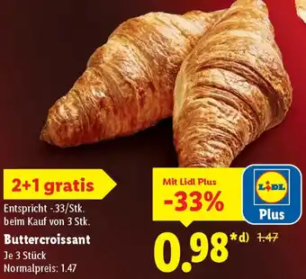 Lidl Buttercroissant Angebot
