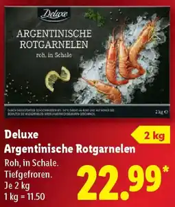 Lidl Deluxe Argentinische Rotgarnelen Angebot