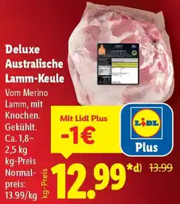 Lidl Deluxe Australische Lamm-Keule Angebot