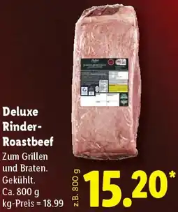 Lidl Deluxe Rinder Roastbeef Angebot