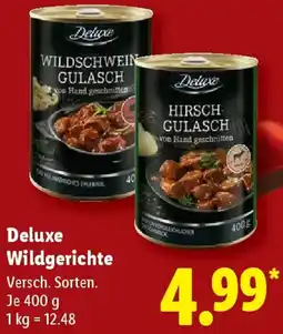 Lidl Deluxe Wildgerichte Angebot