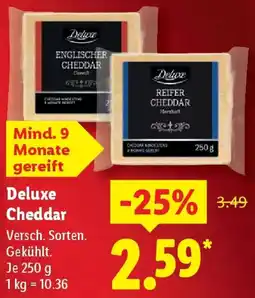 Lidl Deluxe Cheddar Angebot