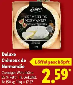 Lidl Deluxe Crémeux de Normandie Angebot