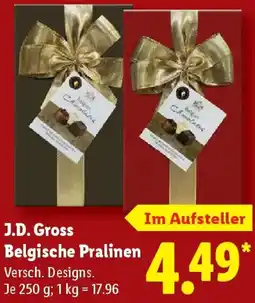 Lidl J.D. Gross Belgische Pralinen Angebot