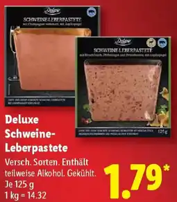 Lidl Deluxe Schweine Leberpastete Angebot