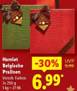 Lidl Hamlet Belgische Pralinen Angebot